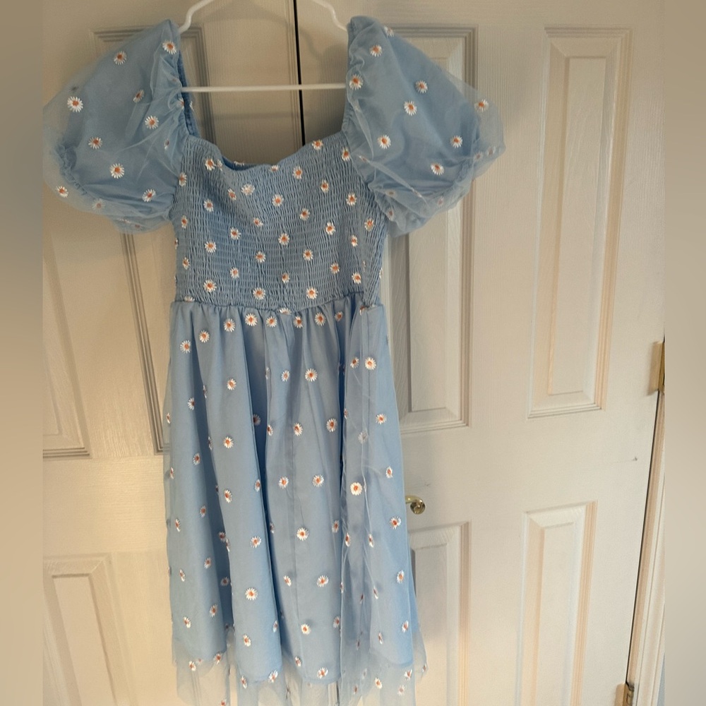 Blue Flower Shien Dress